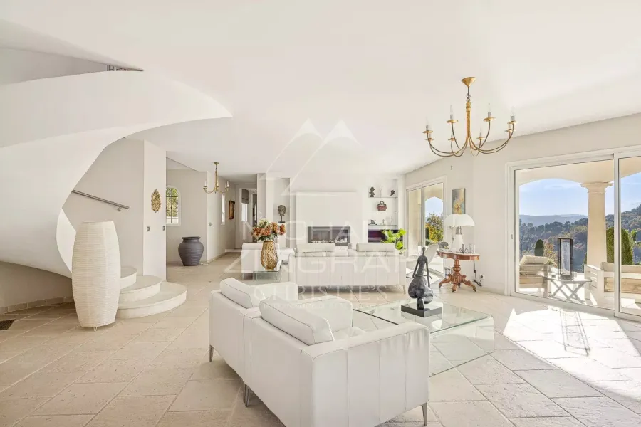 Villa d’exception avec vue panoramique sur Saint-Paul de Vence - 7