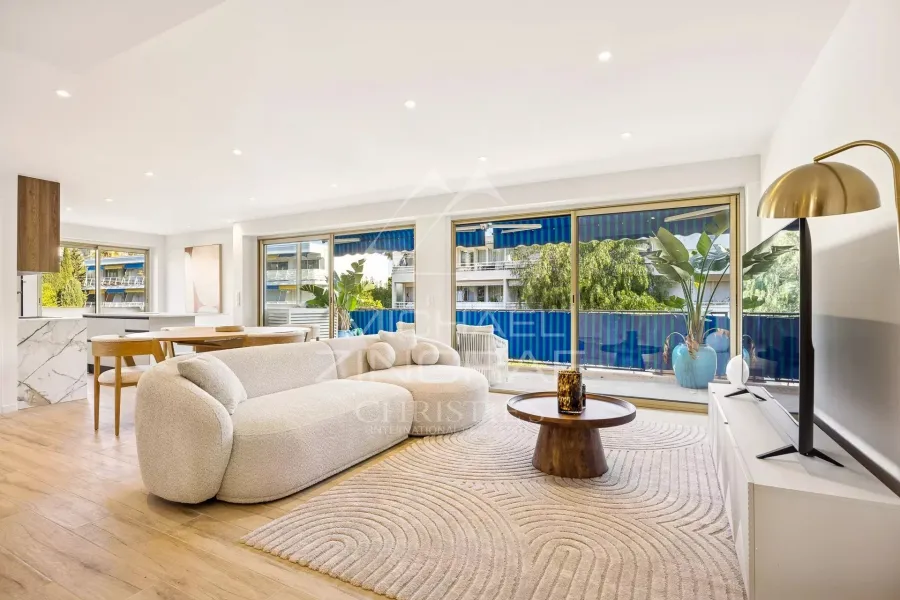 Cannes Palm Beach - Appartement 4 pièces rénové avec terrasses