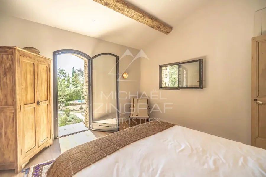 Gordes - Maison en pierre rénovée avec piscine proche du village - 7