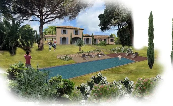 Projet de rénovation à Ramatuelle avec permis de construire