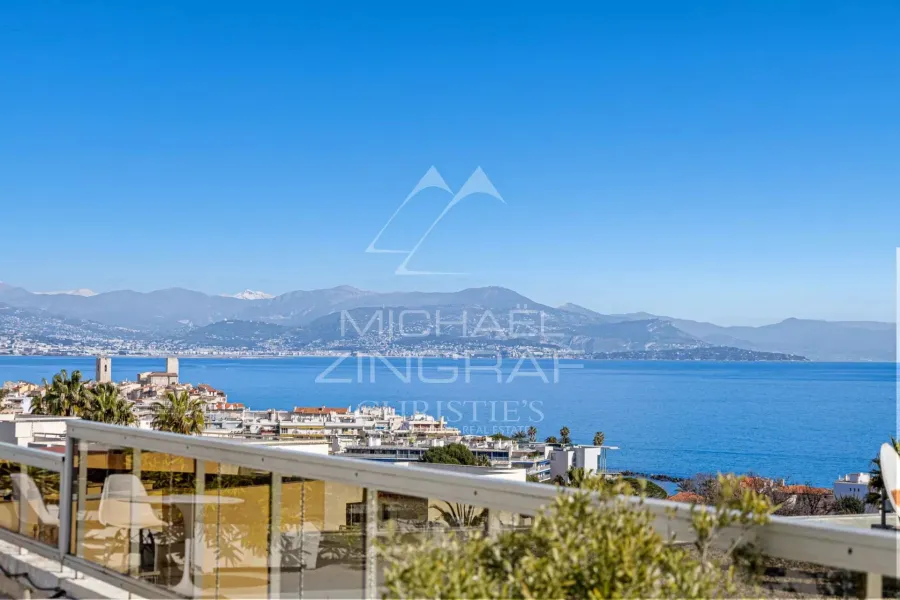 JUAN-LES-PINS – Rostagne: Penthouse-Villa mit Panoramablick aufs Meer - 9