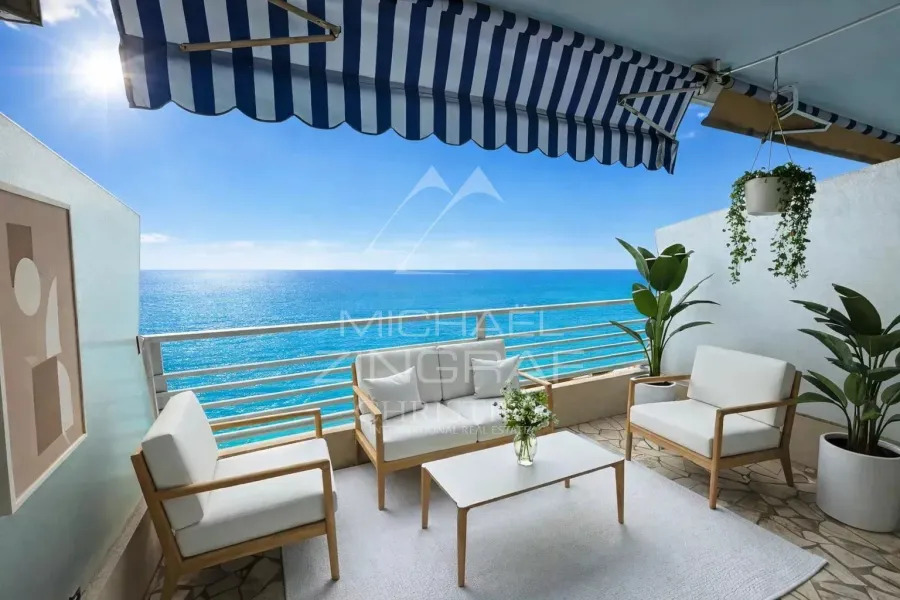 Roquebrune cap Martin - Appartement face des plages