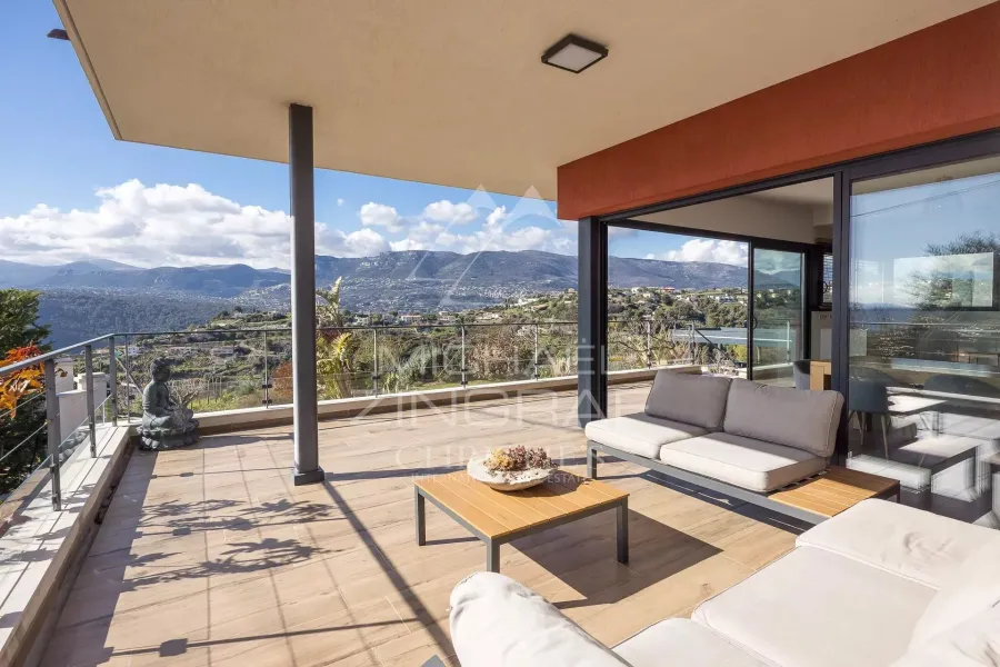 Nice - Crémat -  Villa contemporaine avec vue panoramique - 6