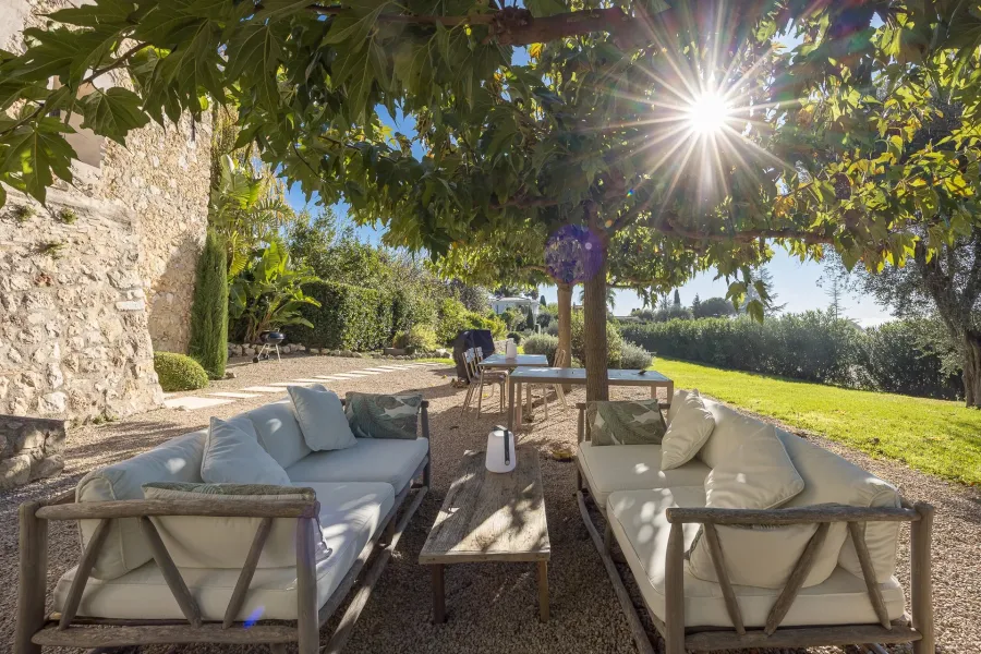 Vence - Charmante villa en pierre avec vue panoramique - 4 chambres - 8