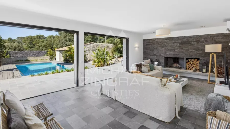 Villa rénovée à Biot – Quartier recherché, calme absolu, 5 chambres, prestations complètes - 9