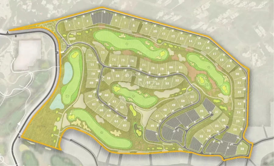 Terrain de 2061m2 sur Golf et accès mer - 7