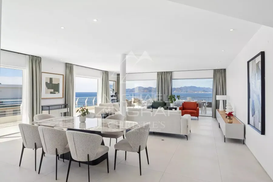 Cannes – Croisette – Penthouse d’exception avec toit-terrasse et vue mer panoramique - 3