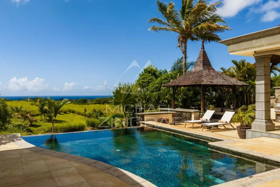 Ile Maurice - Villa vue mer sur Golf resort - Bel ombre
