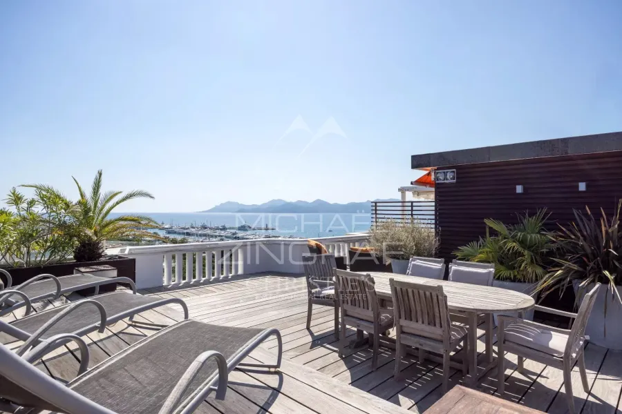 CO-EXCLUSIVITE - Cannes - Croisette - Penthouse avec toit terrasse de 120m2