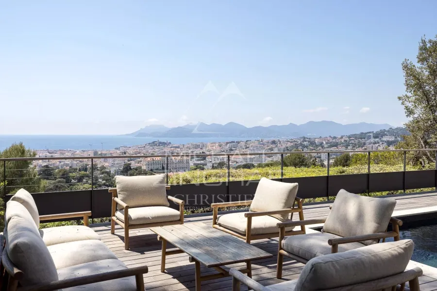 Cannes Californie – Villa contemporaine avec vue mer panoramique - 3