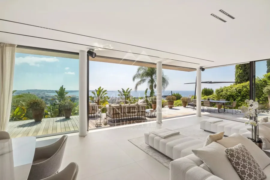 Aux portes de Cannes - Villa d’architecte neuve avec vue mer panoramique - 4