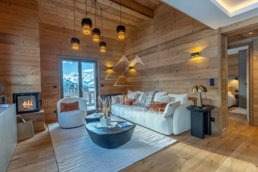 Appartement attique rénové Rochebrune - Quatre chambres - Vues panoramiques