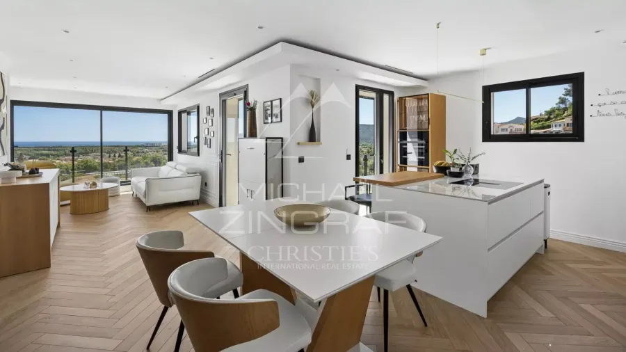 Wohnung mit Meerblick im Herzen von Mandelieu