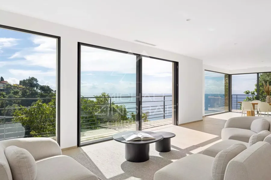 Villa contemporaine d’exception – Vue panoramique mer – Roquebrune-Cap-Martin - 8