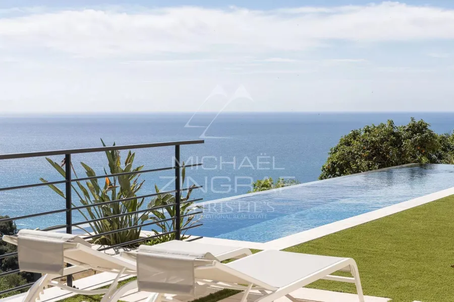 Villa contemporaine d’exception – Vue panoramique mer – Roquebrune-Cap-Martin - 2