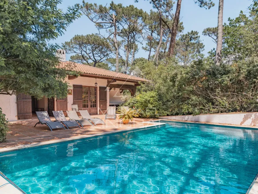 PYLA-SUR-MER - PLAGE À PIED - MAISON DE 6 PIÈCES AVEC PISCINE