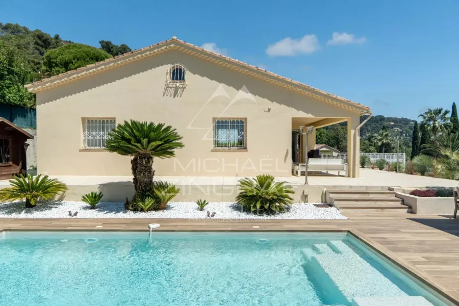 Villa de plain-pied rénovée avec vue village - 5