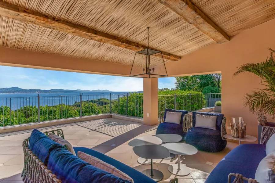 Proche Saint-Tropez - Villa vue mer panoramique - 4