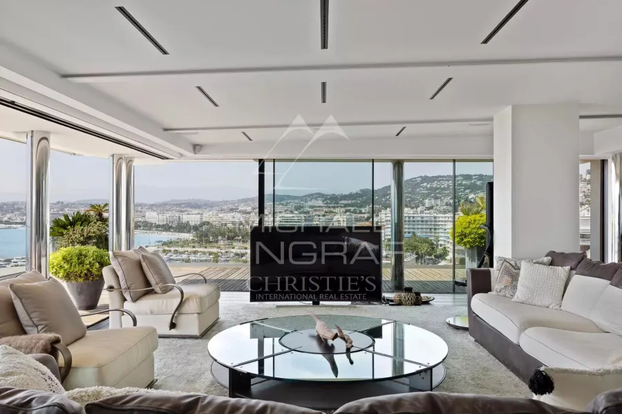 Cannes Croisette – Palm Beach – Penthouse d’exception avec vue mer panoramique - 4