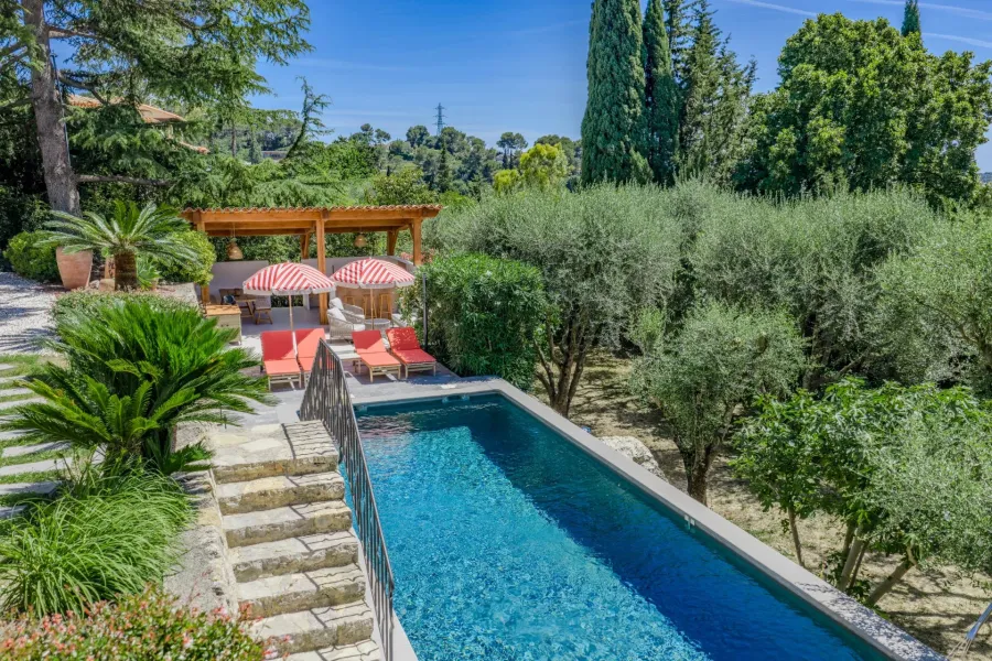 Mougins - Villa provençale rénovée avec vue panoramique jusqu'à l'Estérel - 2