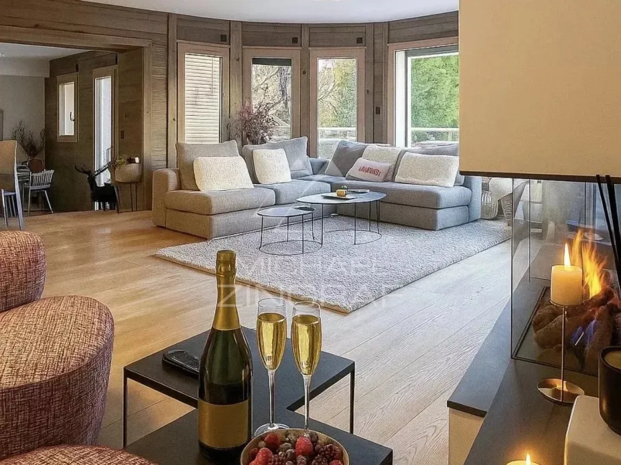 Appartement terrasse récent - 4 chambres - "Tout à pied" dans Megève
