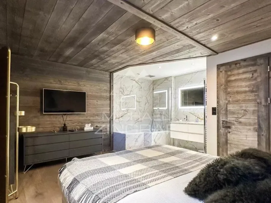 Appartement terrasse récent - 4 chambres - "Tout à pied" dans Megève - 5