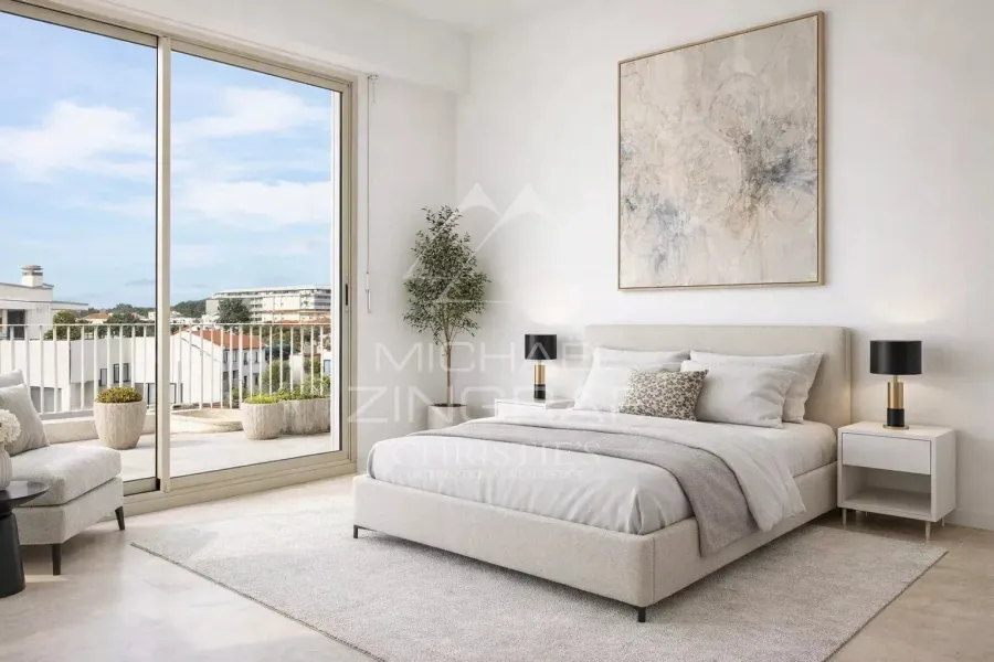 Rare, Penthouse a rénover - Cannes – Vue panoramique - 7