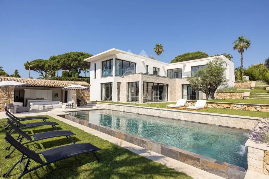 Super-Cannes – Superbe  contemporaine avec vue mer panoramique – Domaine privé - 3