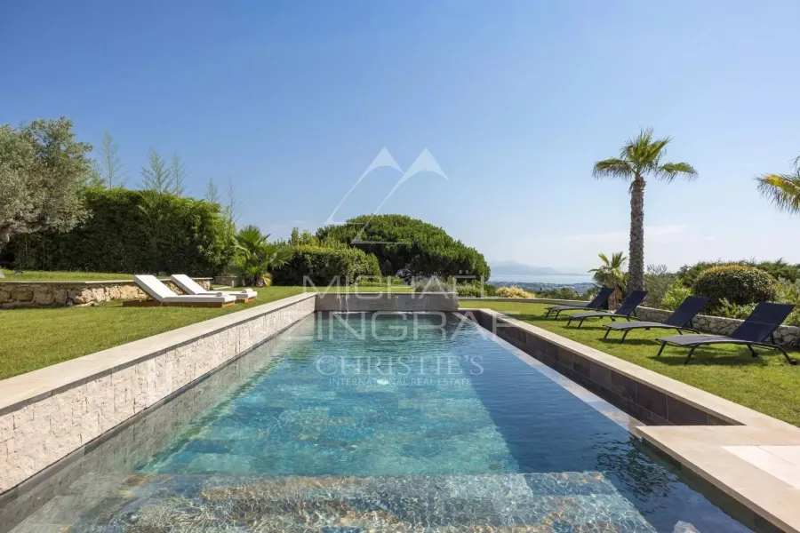 Super-Cannes – Superbe  contemporaine avec vue mer panoramique – Domaine privé - 2