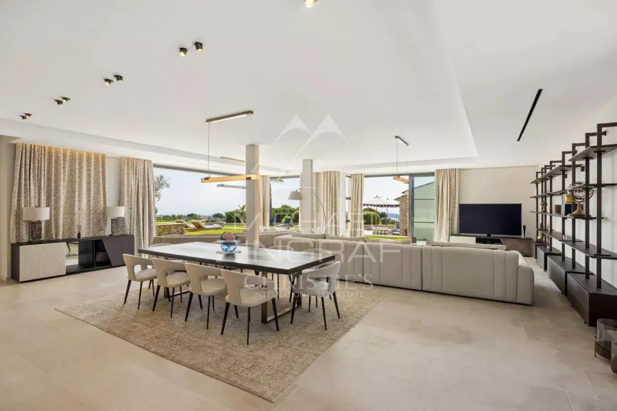 Super-Cannes – Superbe  contemporaine avec vue mer panoramique – Domaine privé - 6
