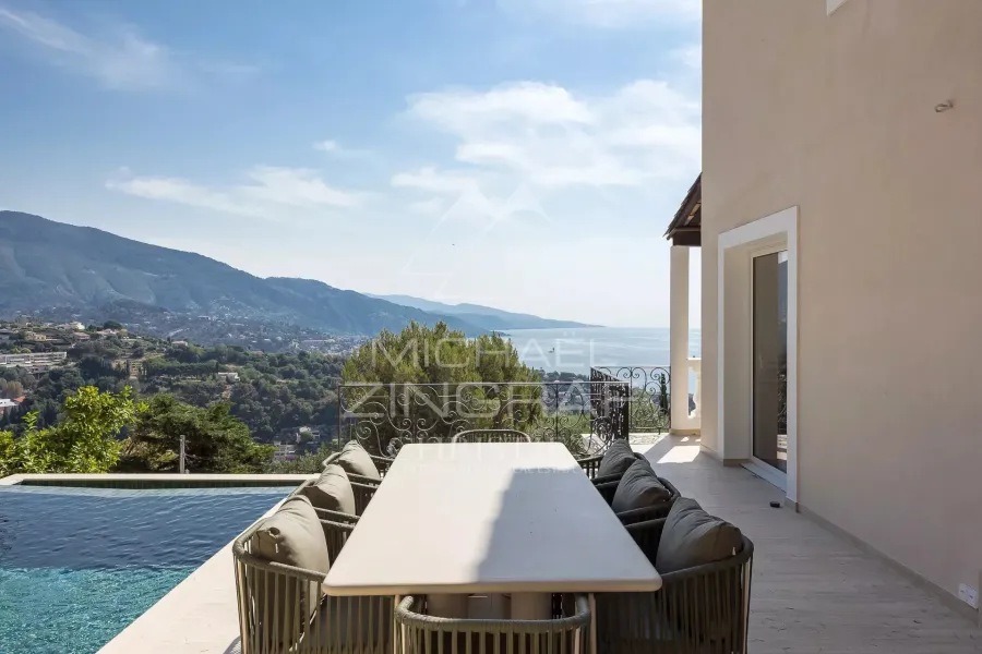 ROQUEBRUNE-CAP-MARTIN – VUE MER PANORAMIQUE - 7