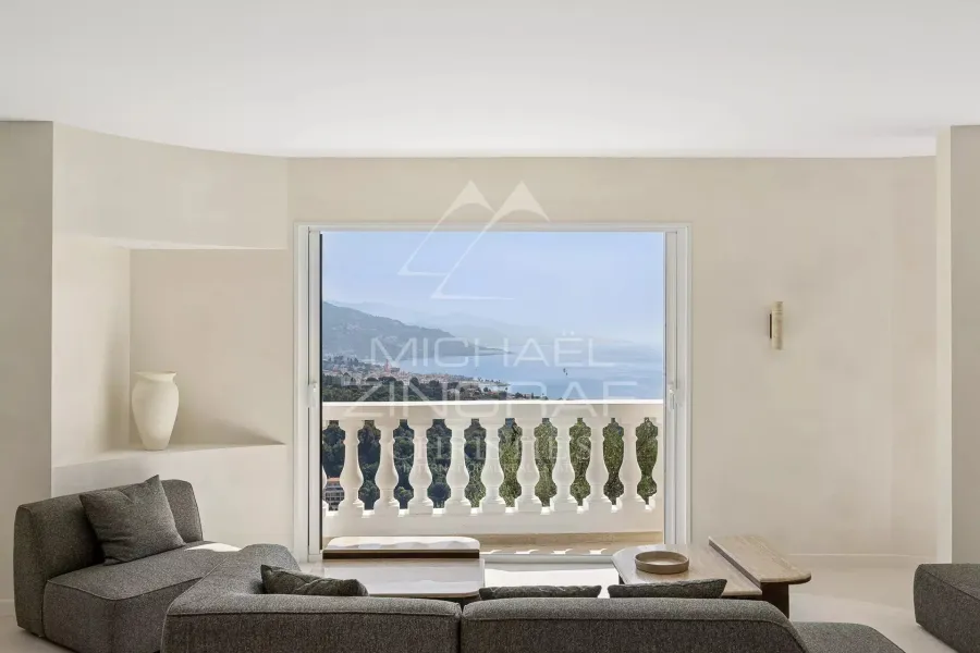 ROQUEBRUNE-CAP-MARTIN – VUE MER PANORAMIQUE - 6