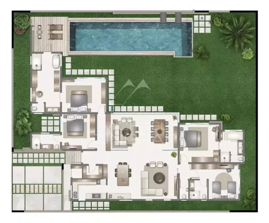 Villa de Luxe de 4 Chambres à Balaclava – Vue sur l'Océan, Piscine Privée et Prestations 5 Étoiles - 8