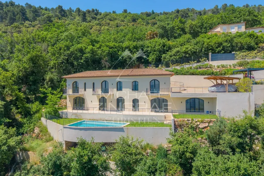 Villa épurée avec vue panoramique sur la Riviera - 6