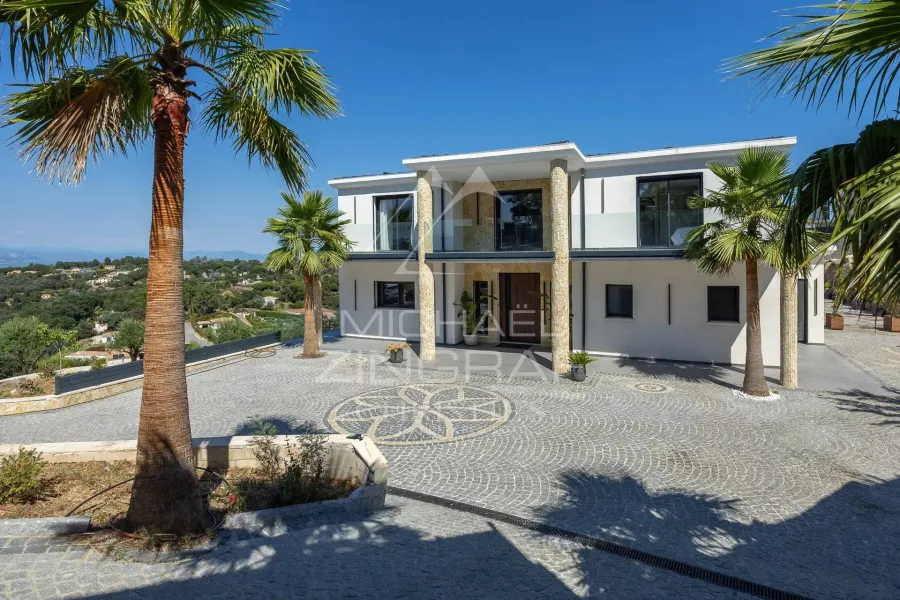 Tanneron – sublime villa de luxe avec vue mer