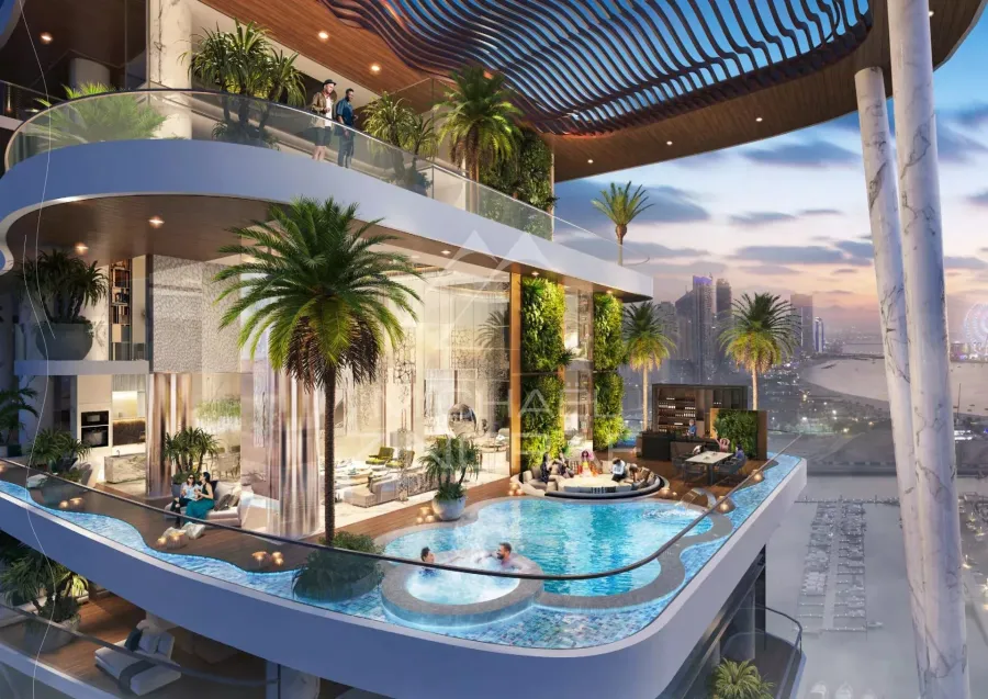 Luxe contemporain au bord de mer à Dubaï