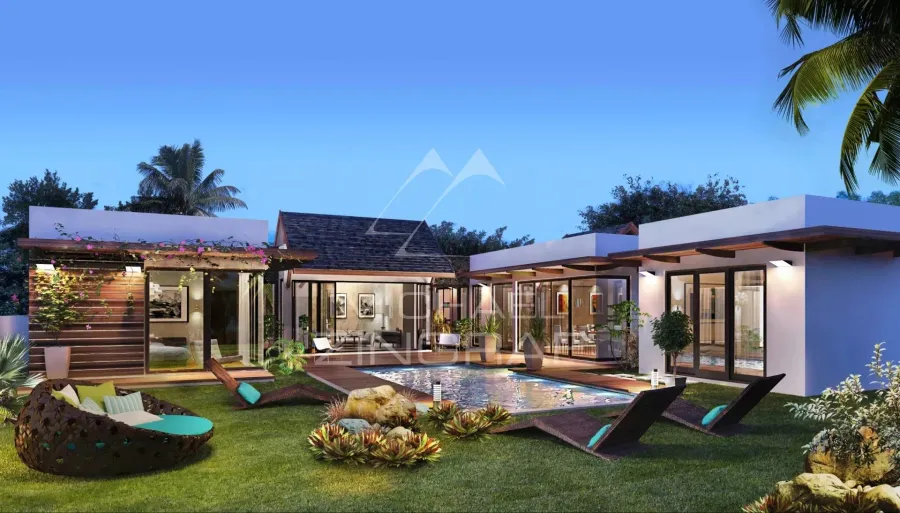 Villas de luxe de 4 chambres avec piscine à Pereybere
