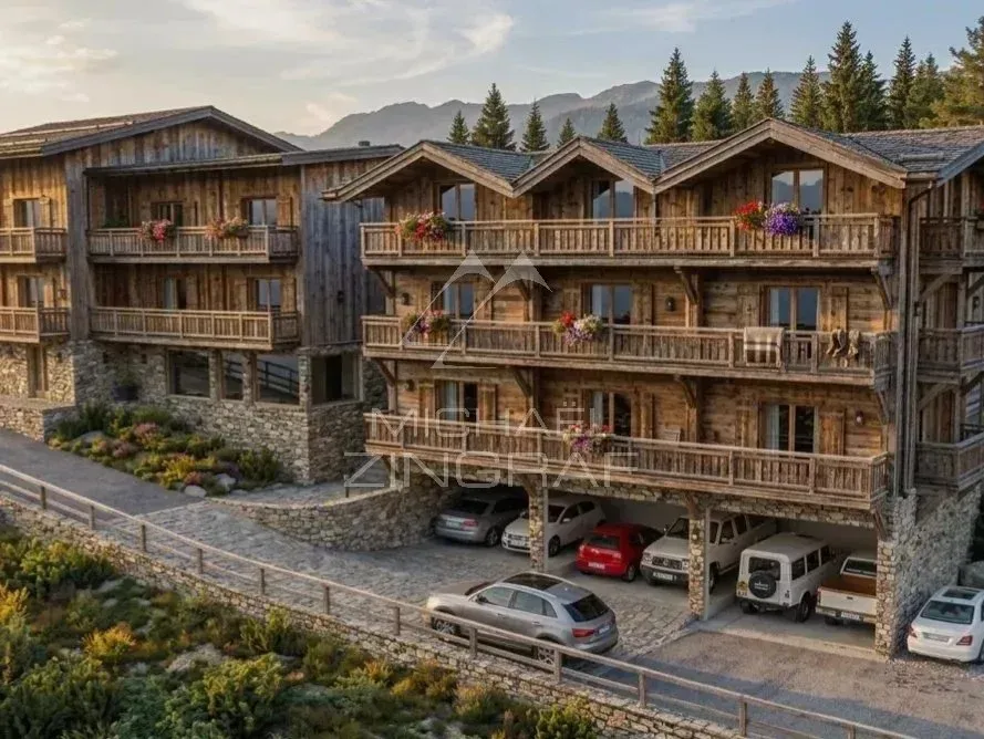 Hôtel avec fort potentiel de rénovation / transformation - Vue sur les montagnes - Combloux