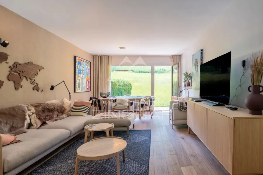 Appartement Rez-de-Jardin "coup de coeur" - 3 pièces - Cheminée - Rénové - Megève - 2