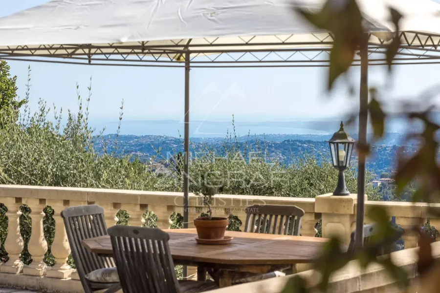 Proche Nice - Aspremont - Charmante propriété vue panoramique - 6