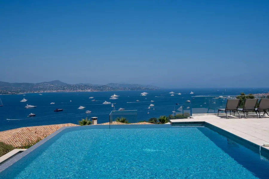 Proche de Saint-Tropez - Maison avec vue mer panoramique  incroyable