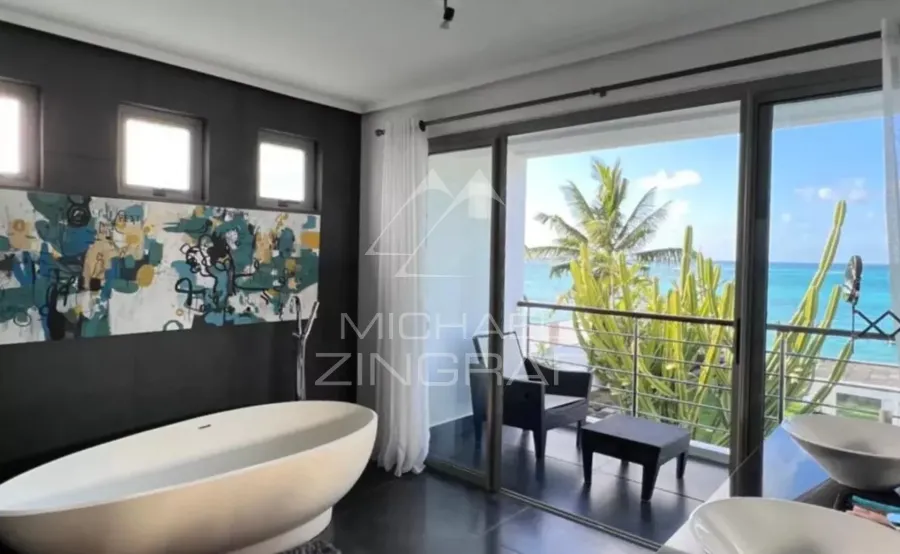 Île Maurice – Villa d’Exception de 4 Chambres Pieds dans l’Eau avec Vue Panoramique sur l’Océan à Pointe aux Canonniers - 7
