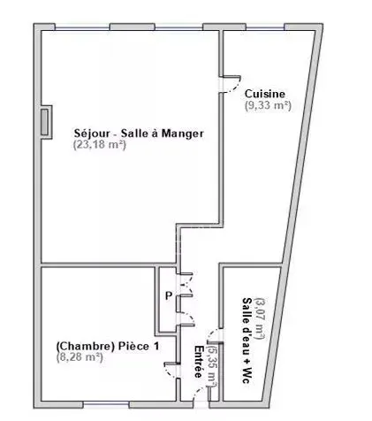 ZU VERKAUFEN - ZWEI ZIMMER - SAINTS PERES - GUTER ZUSTAND - 8