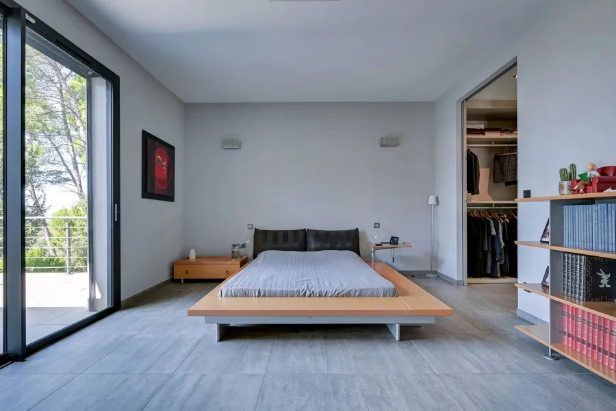 Villa d'architecte contemporaine avec vue panoramique & Pinède privée - 8
