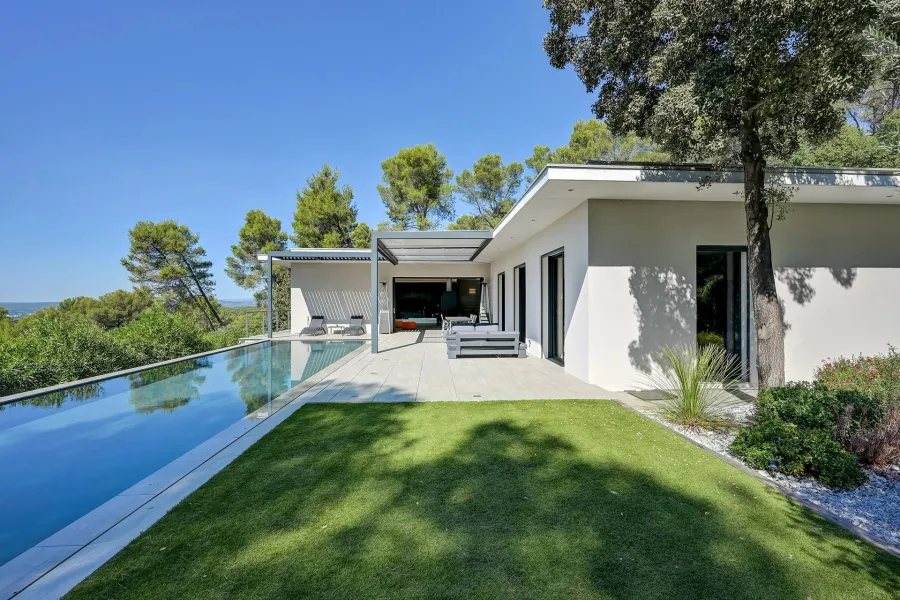 Villa d'architecte contemporaine avec vue panoramique & Pinède privée - 2