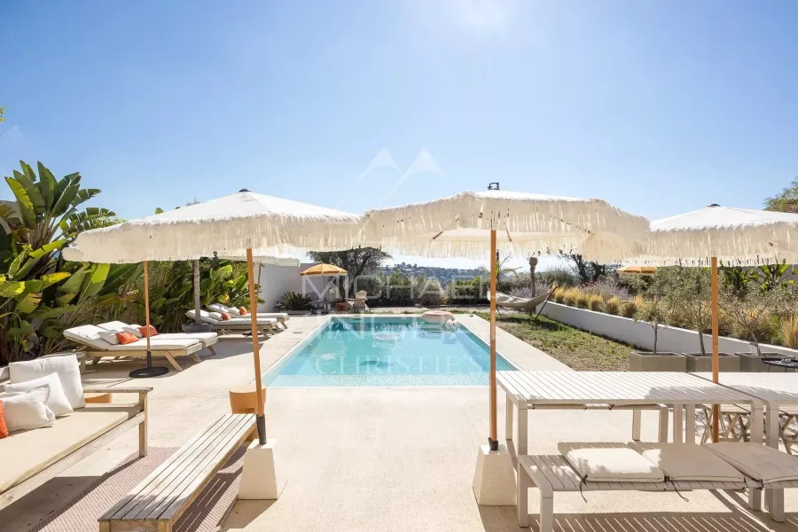 Nice - Bellet - Renovierte Villa mit Pool und freiem Blick - 2