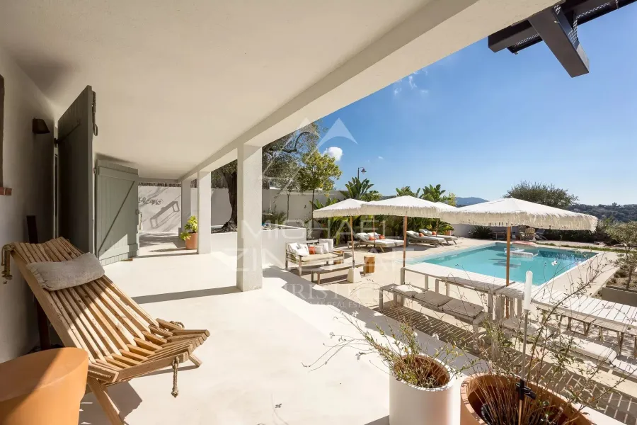 Nice - Bellet - Renovierte Villa mit Pool und freiem Blick - 4