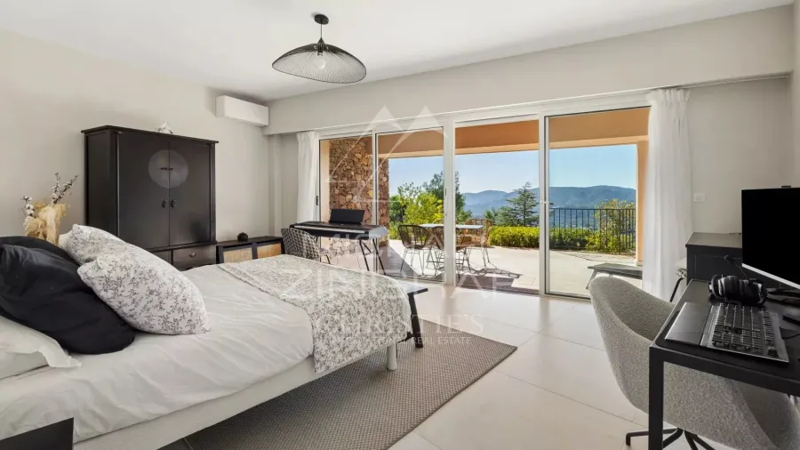 Mandelieu la Napoule - PROPRIÉTÉ VUE MER DANS DOMAINE PRIVÉ - Proche Cannes - 8