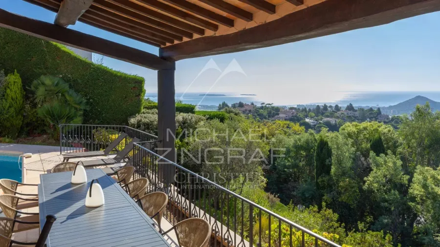 Mandelieu la Napoule - PROPRIÉTÉ VUE MER DANS DOMAINE PRIVÉ - Proche Cannes - 2
