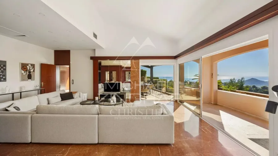 Mandelieu la Napoule - PROPRIÉTÉ VUE MER DANS DOMAINE PRIVÉ - Proche Cannes - 3
